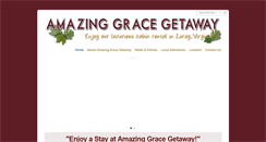 Desktop Screenshot of amazinggracegetaway.com