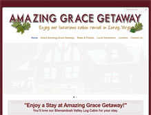 Tablet Screenshot of amazinggracegetaway.com